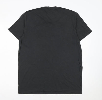 Old Navy Men's Black Retro Cassette Graphic T-Shirt Size L