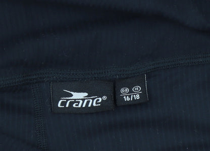 Crane Women's Black Stretch Flared Trousers Size 16-18