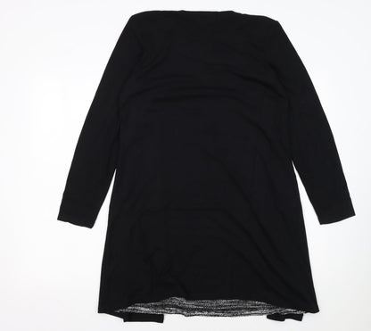 Isolde Women's Black Knit Colourblock Shift Dress Size M