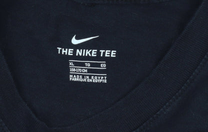 Nike Boys Black XL T-Shirt Short Sleeve Crew Neck Sports Cotton Tee