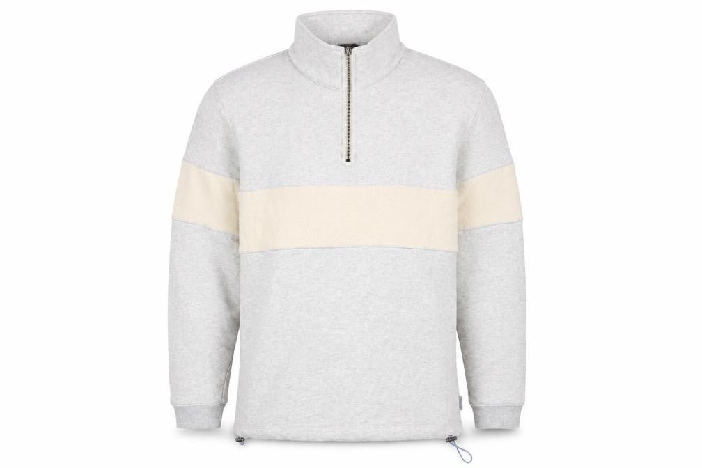 Ted Baker Men's Grey 1/2 Zip Cotton Sweatshirt Size L