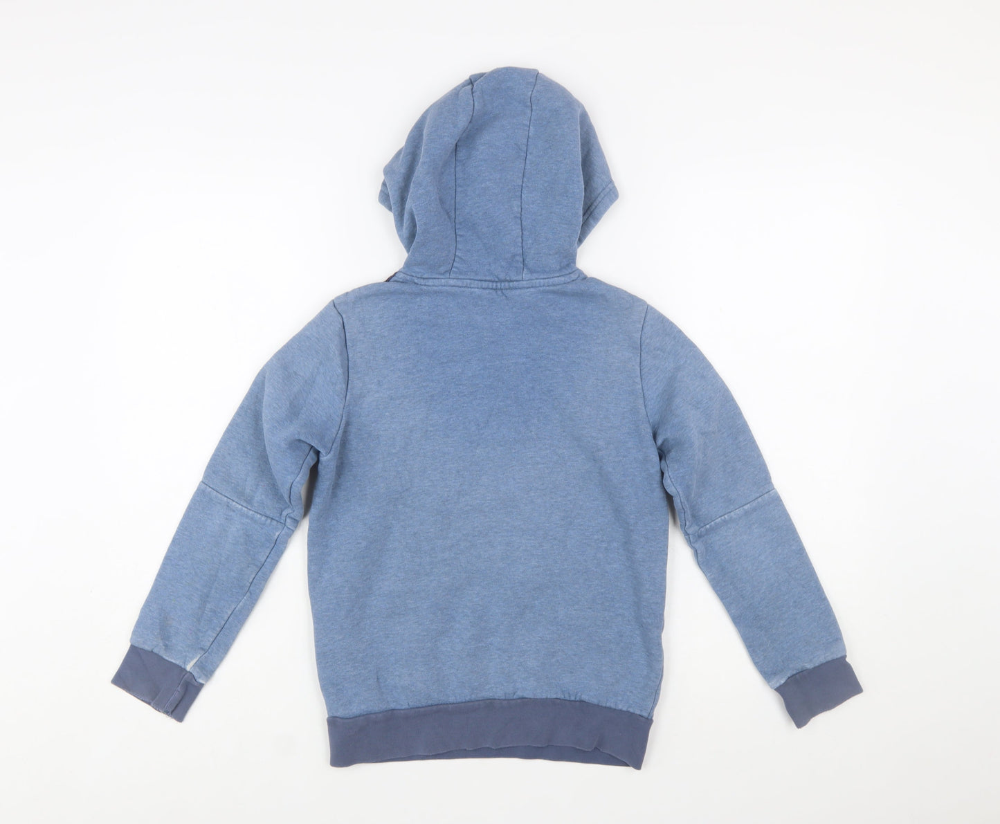 Adidas Boys Blue Pullover Hoodie 9-10 Years Sports Fleece Sweatshirt