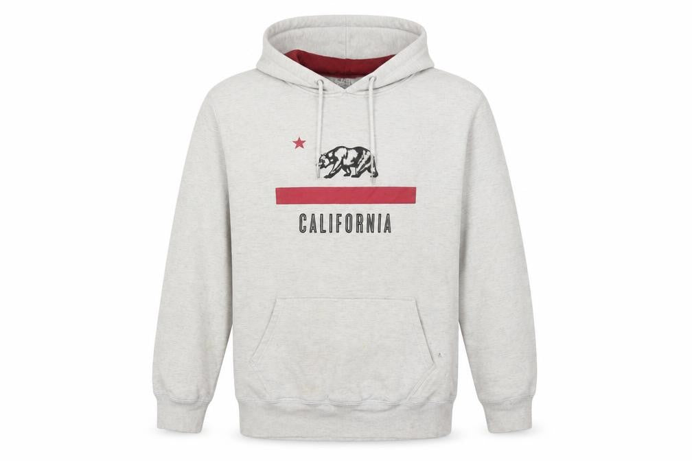 Ripping Men’s Grey California Pullover Hoodie Size L Graphic Fleece