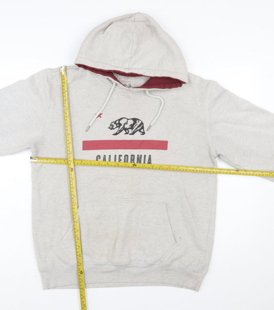 Ripping Men’s Grey California Pullover Hoodie Size L Graphic Fleece