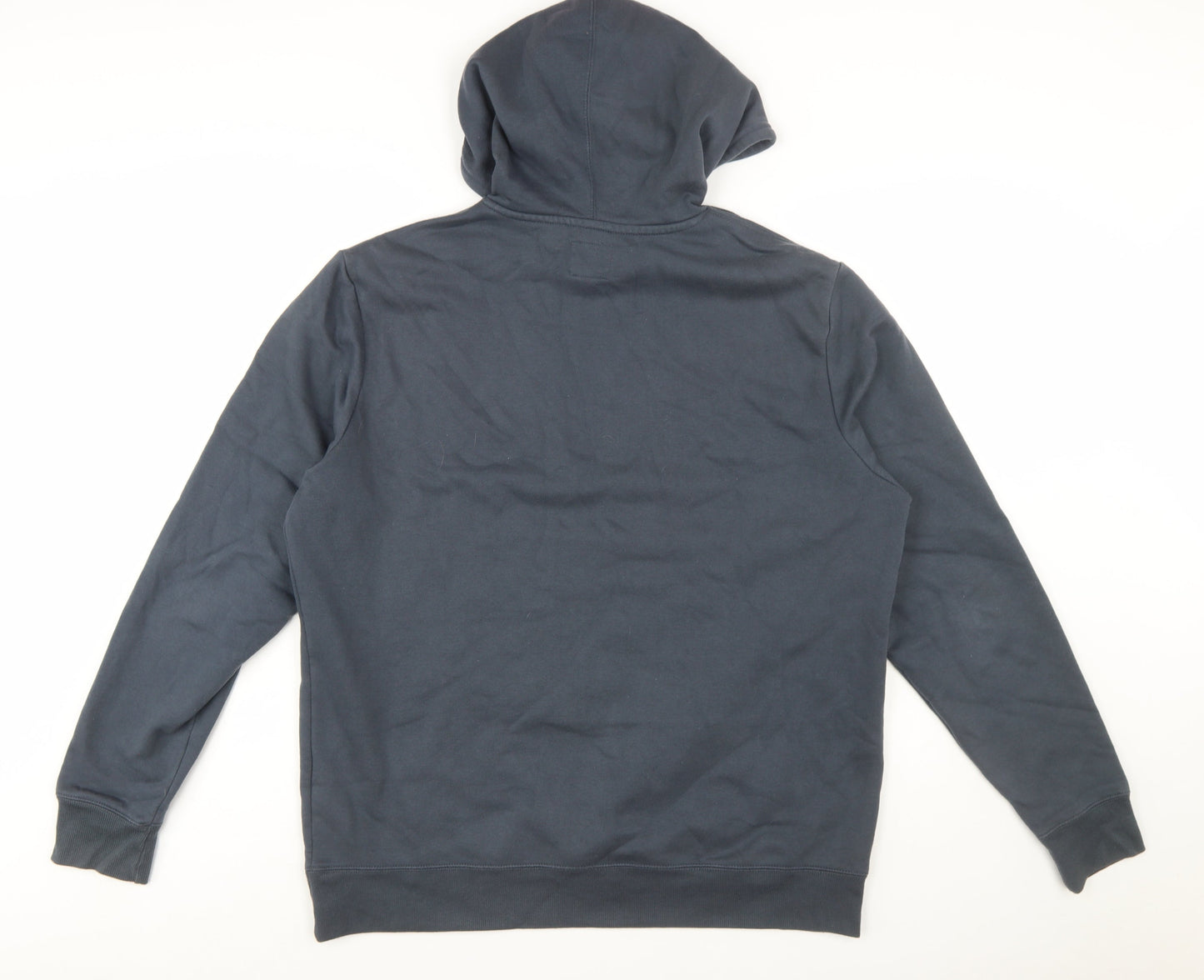Champion Men's Black Large Pullover Hoodie with Logo Print