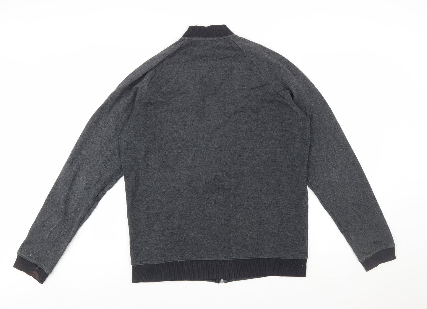 Under Armour Men's Dark Grey Full Zip Sweatshirt Size L Fitted