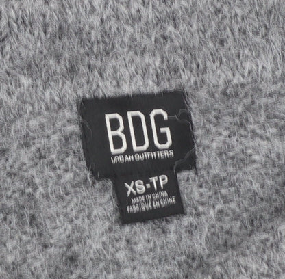 BDG Urban Outfitters Womens Grey Lace Collar Knit Cardigan XS