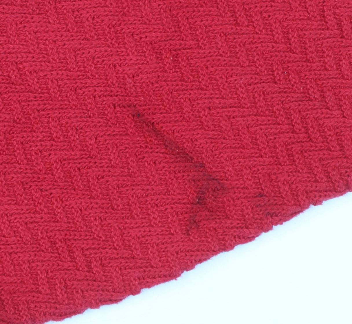 Bill Blass Mens Red Cotton Crew Neck Knit Jumper XL