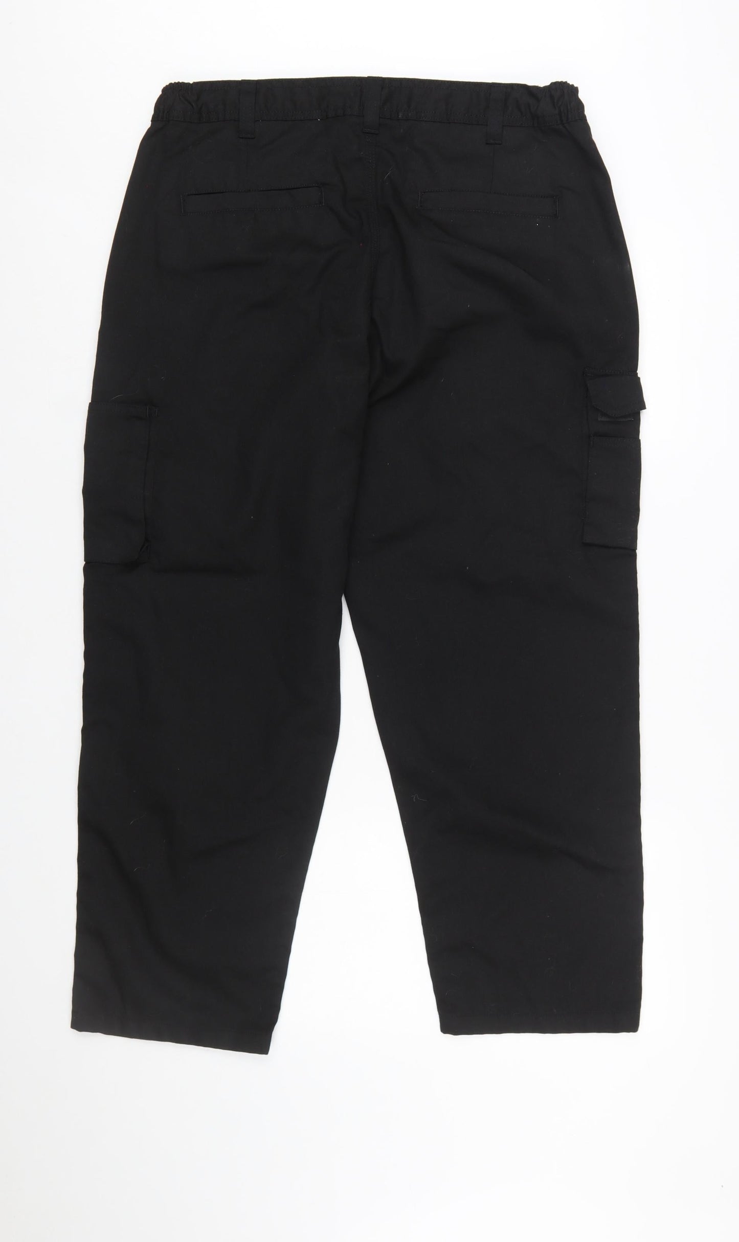 ØRN Women's Black Size 16 Cargo Workwear Trousers