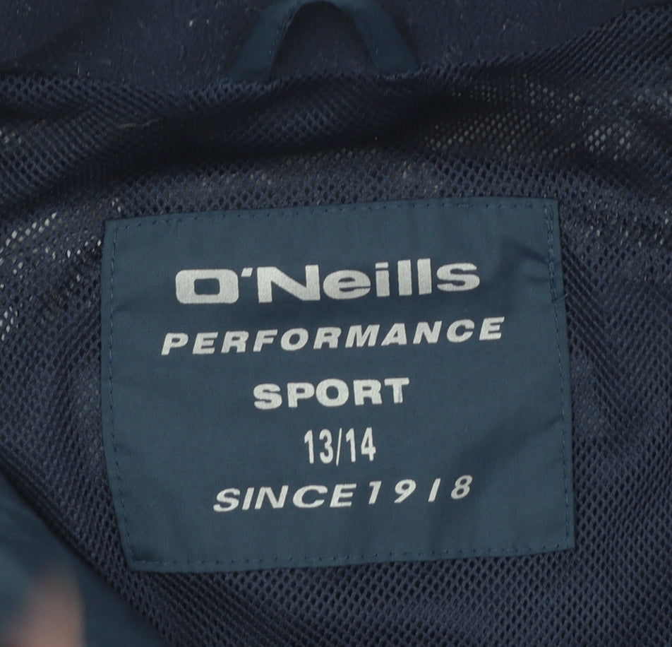 O'Neills Boys Blue 13-14 Years Windbreaker Jacket Oldham RLFC Polyester