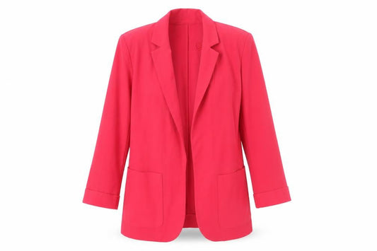Marks and Spencer Women's Pink Blazer Jacket UK 8 Classic Regular Fit