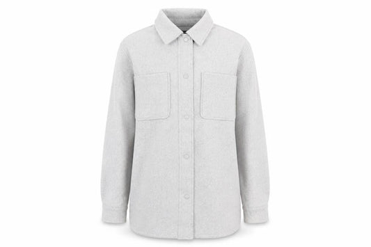 New Look Women Grey Regular Fit Shirt Jacket Size S