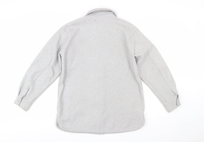 New Look Women Grey Regular Fit Shirt Jacket Size S