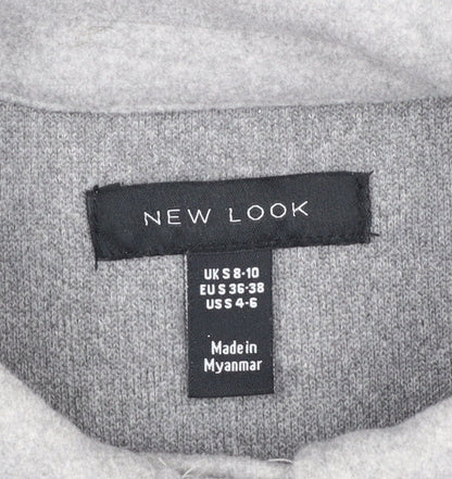New Look Women Grey Regular Fit Shirt Jacket Size S