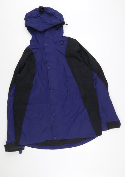 Cabela's Men's Blue Waterproof Nylon Anorak Jacket L Regular