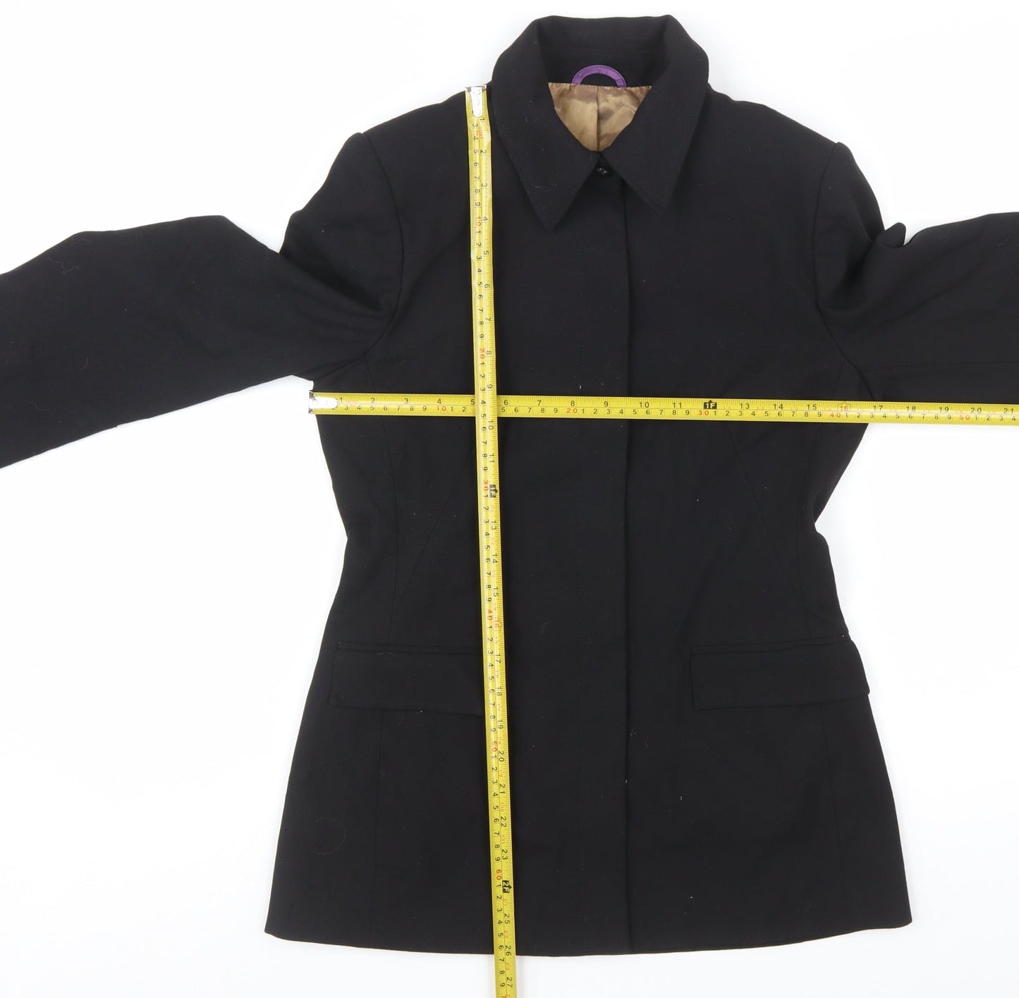 Next Women’s Black Tailored Blazer UK 8 Classic Fit Work Jacket