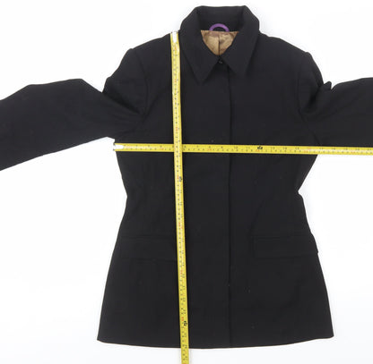 Next Women’s Black Tailored Blazer UK 8 Classic Fit Work Jacket
