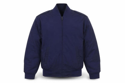 CANEX Men's Blue Bomber Jacket Size 42 Regular Cotton Blend