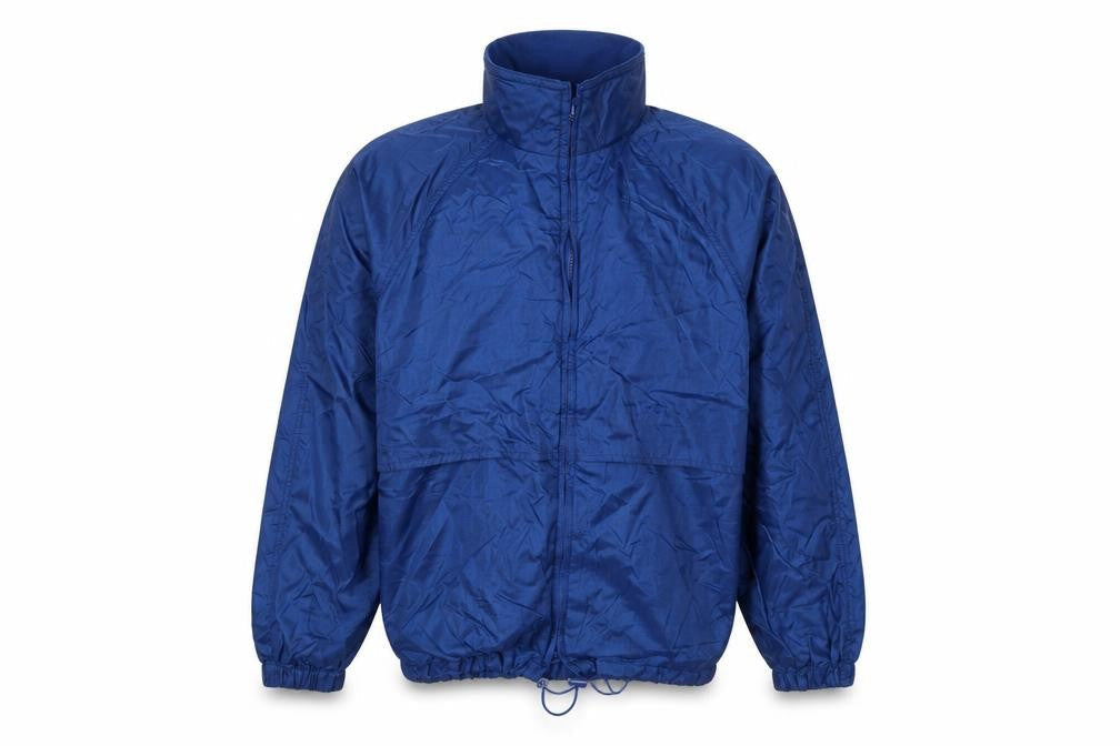 Eddie Bauer Men's Blue Windbreaker Jacket Size M Lightweight Nylon