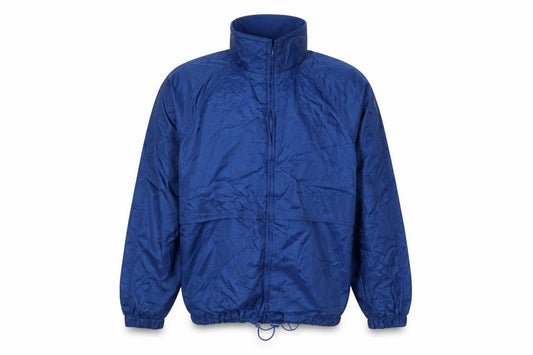 Eddie Bauer Men's Blue Windbreaker Jacket Size M Lightweight Nylon