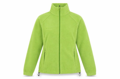 Columbia Women Green Fleece Full Zip Jacket Size S Outdoor