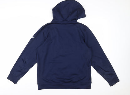 Nike Men's Blue Therma-Fit Super Bowl XLIX Pullover Hoodie Size M