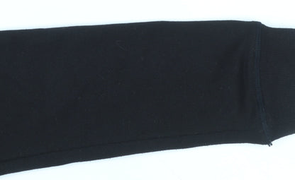 Trespass Womens Black Full Zip Hoodie UK 10 Polyester Blend