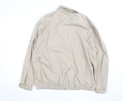 Chaps Ralph Lauren Men's Beige Cotton Mid-Length Jacket M