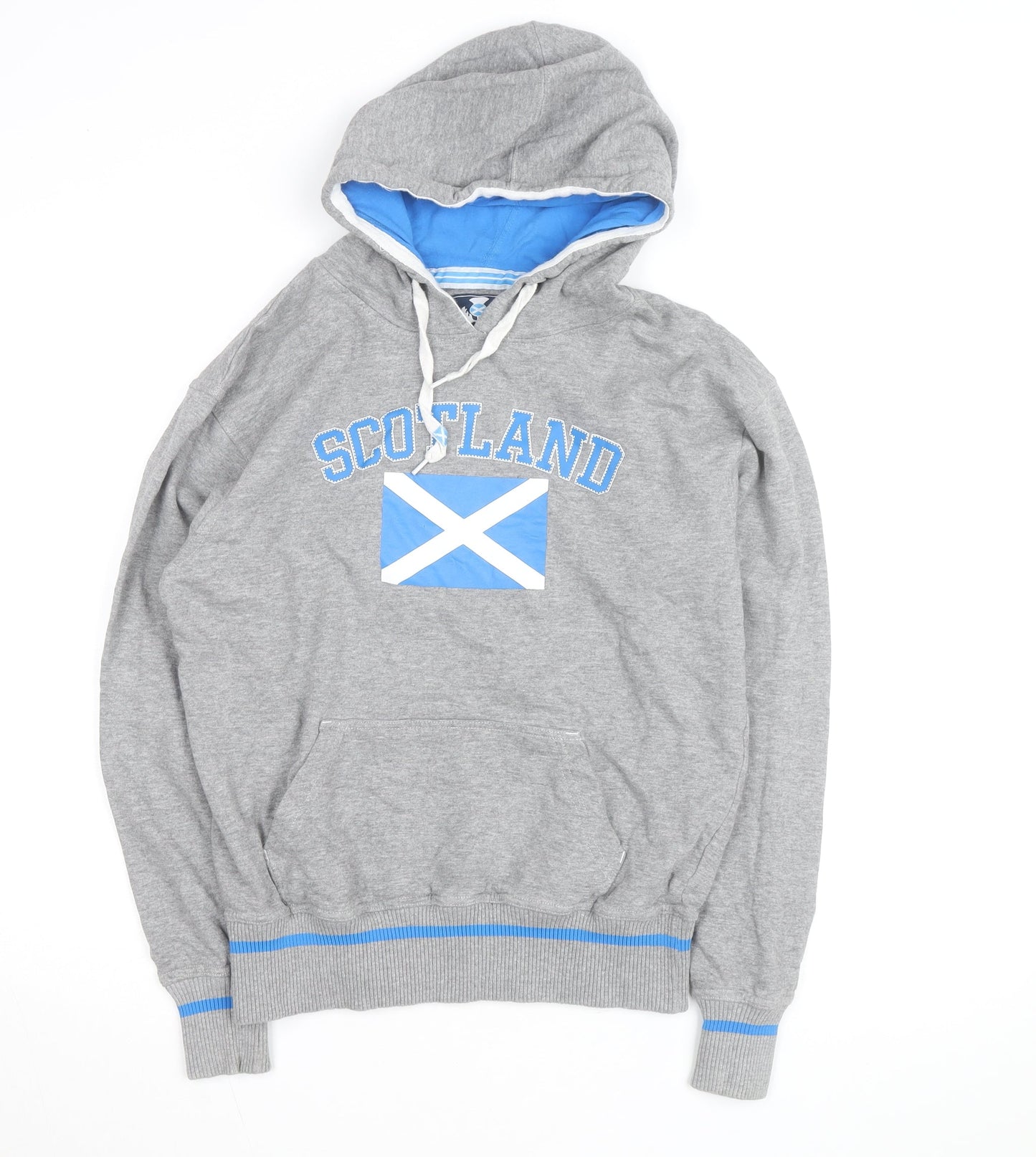 Scotland Official Merchandise Men's Grey Pullover Hoodie Medium