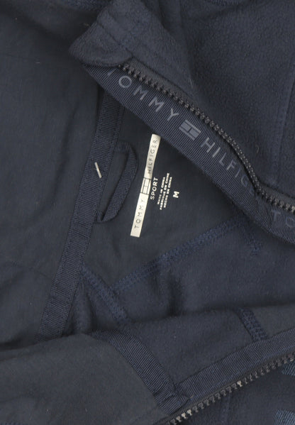 Tommy Hilfiger Men's Blue Full Zip Fleece Hoodie Size M
