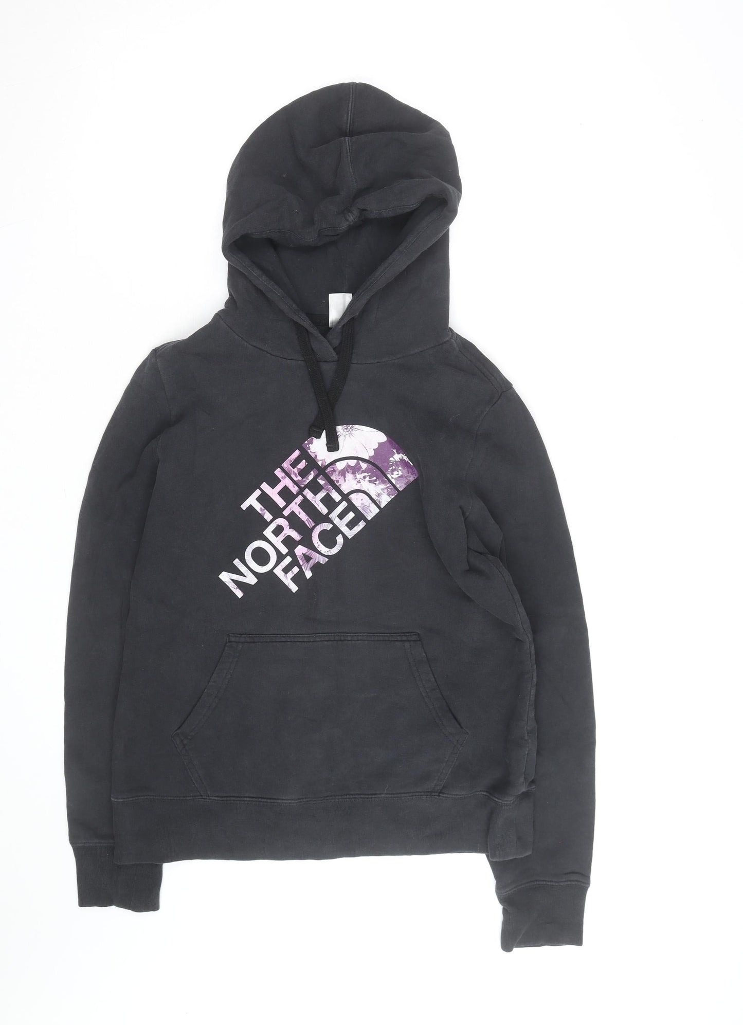 The North Face Women's Black Pullover Hoodie Size M Graphic Logo