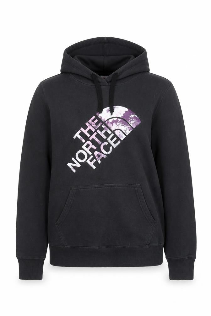 The North Face Women's Black Pullover Hoodie Size M Graphic Logo