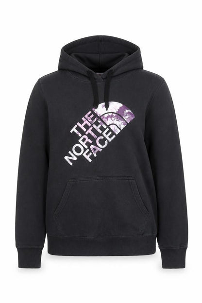 The North Face Women's Black Pullover Hoodie Size M Graphic Logo