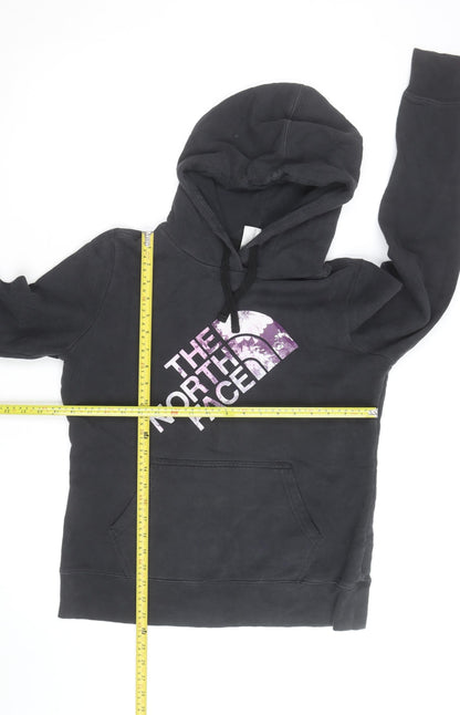 The North Face Women's Black Pullover Hoodie Size M Graphic Logo