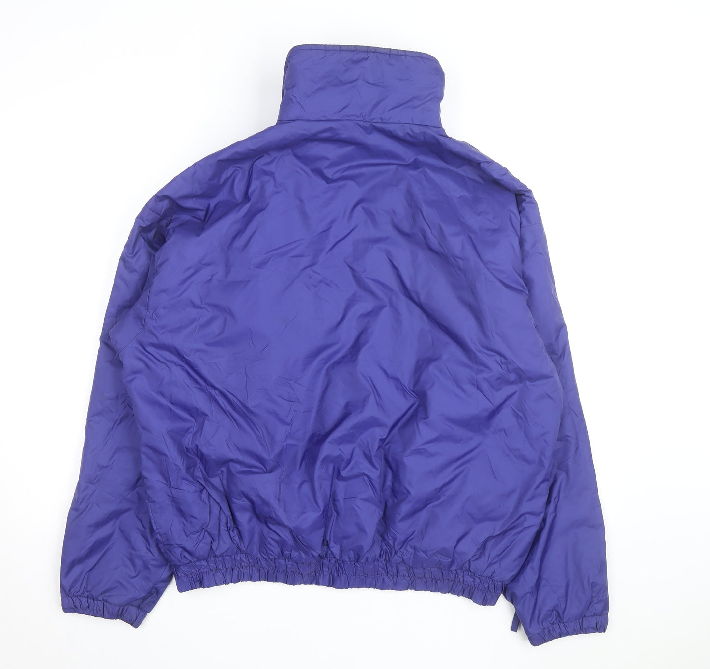 Columbia Mens Blue L Puffer Jacket Nylon Outdoor Full Zip Winter Coat