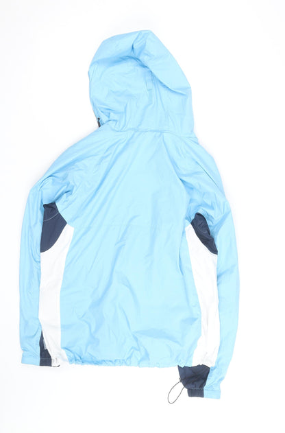 Columbia Womens Blue L Ski Jacket Waterproof Hooded Winter Coat