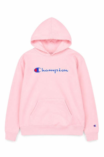 Champion Womens Pink Pullover Hoodie Size L Cotton Blend