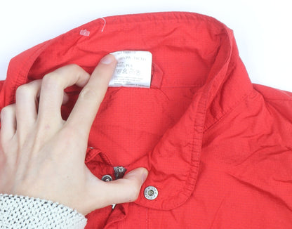 Gonso Men's Red Windbreaker Lightweight Sports Jacket L