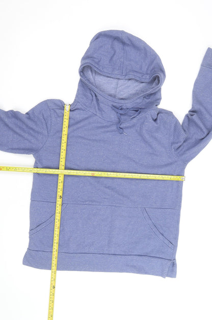 Banana Republic Men's Blue Knit Pullover Hoodie M Regular Fit