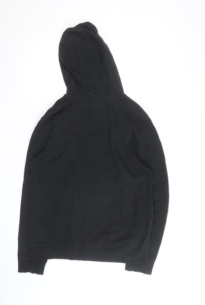 Volcom Men's Black Classic Fit Pullover Hoodie M Skate Logo