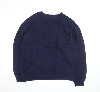 Jerzees Men's Blue Madeira Beach Florida XL Pullover Sweatshirt