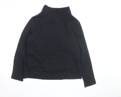 Puma Womens Black Size 14 Pullover Sweatshirt with Logo Design
