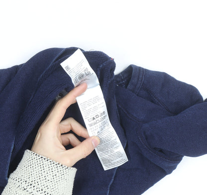 Levi's Men's Blue Cotton Crew Neck Pullover Sweatshirt Size M
