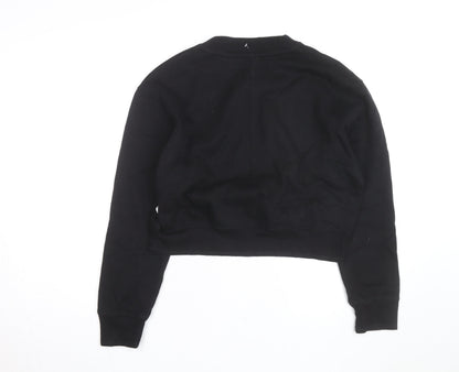 Calvin Klein Women’s Black Logo Crew Neck Pullover Sweatshirt Size M