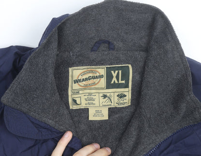 WearGuard Men’s Blue XL Windproof Workwear Nylon Jacket
