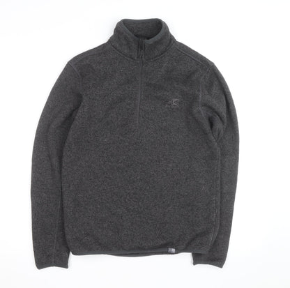 Karrimor Men's Grey XS Fleece 1/4 Zip Pullover Sweatshirt