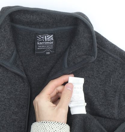 Karrimor Men's Grey XS Fleece 1/4 Zip Pullover Sweatshirt