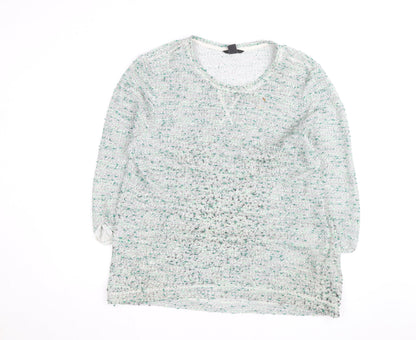 H&M Women's Multicoloured Knit Pullover Jumper Size 14