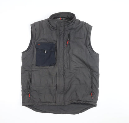 Hoggs Professional Men's Grey L Insulated Ripstop Waistcoat Bodywarmer
