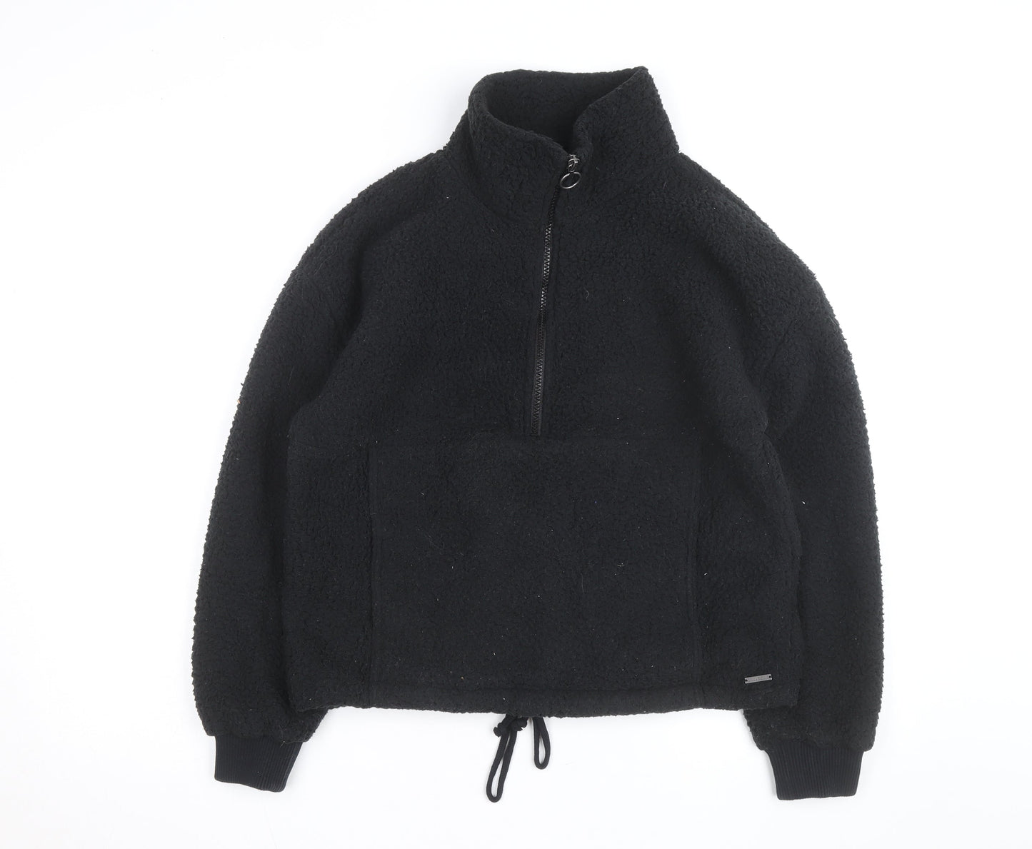 Billabong Men’s Black Fleece Half Zip Pullover Jumper M